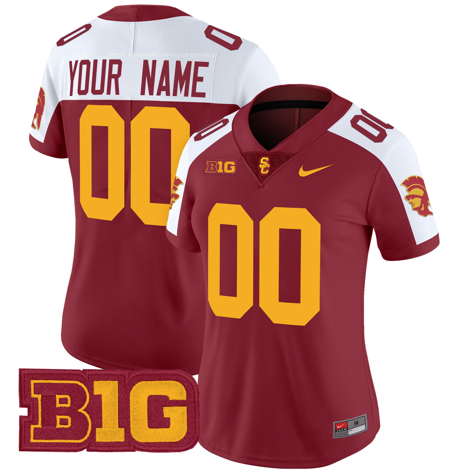 Women USC Trojans Red Nike 2024 Vapor Limited Custom NCAA Jersey